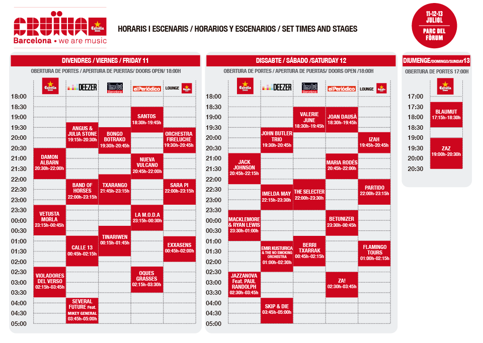 horarios-Cruilla-Barcelona-2014